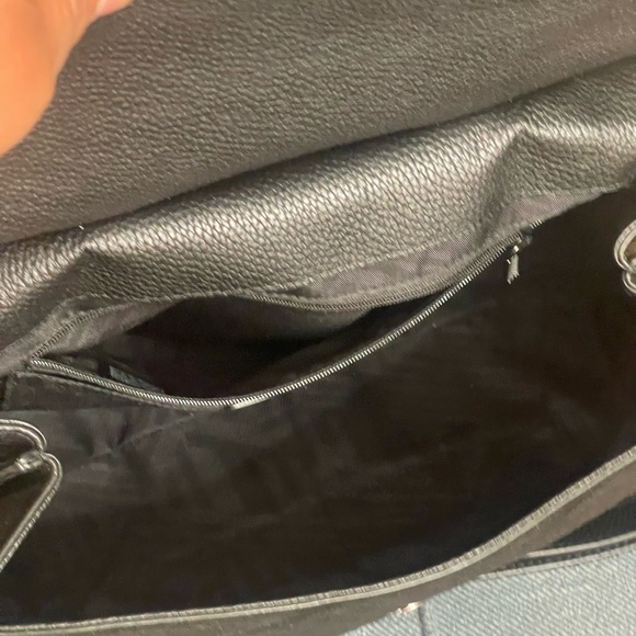 NOT FOR SALE New! Rebecca Minkoff Medium Keith
Flap Suede & Leather Satchel
BLAC - Picture 12 of 16